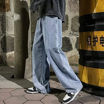 Streetwear Lose Jeans Männer Koreanischen Stil