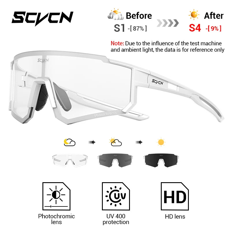 SCVCN Photochrome Sonnenbrillen Outdoor Sports