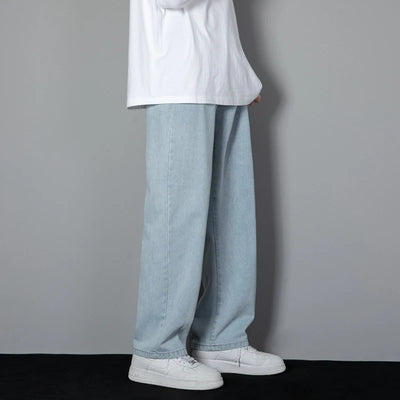 Neu Koreanische männer Casual Lange Jeans Klassische