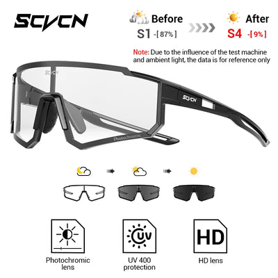 SCVCN Photochrome Sonnenbrillen Outdoor Sports