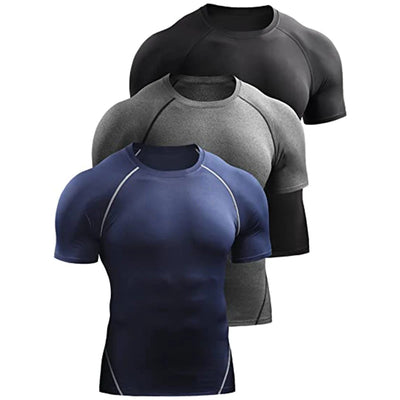 Kompressions-T-Shirt für Herren, Sommer-Sportbekleidung