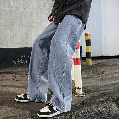Streetwear Lose Jeans Männer Koreanischen Stil