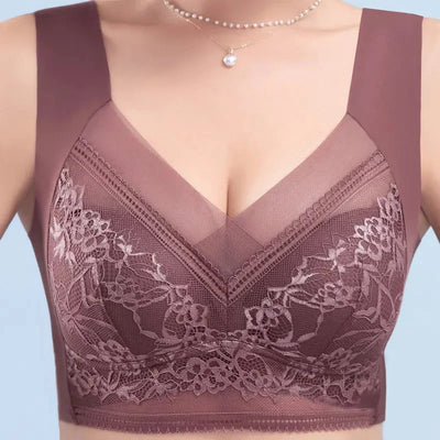 Damen Großer Push-Up-BH aus nahtloser Eisseide