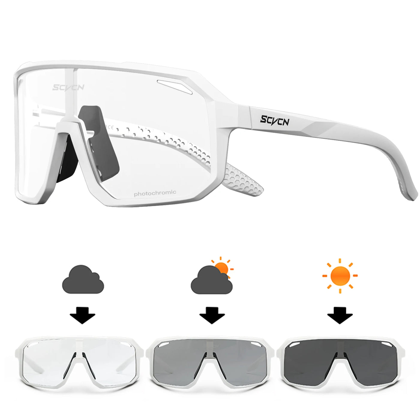 SCVCN Neue Fahrradbrille Fahrrad Sonnenbrille Herren