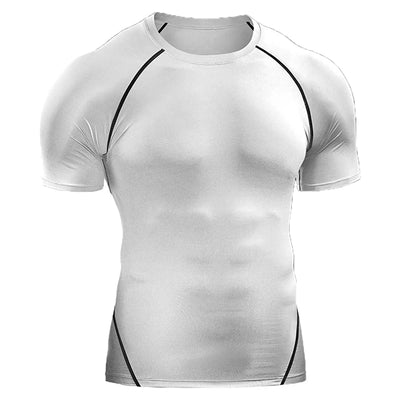 Kompressions-T-Shirt für Herren, Sommer-Sportbekleidung