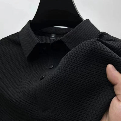 Neu Herren Business Casual Kurzarm Knochen