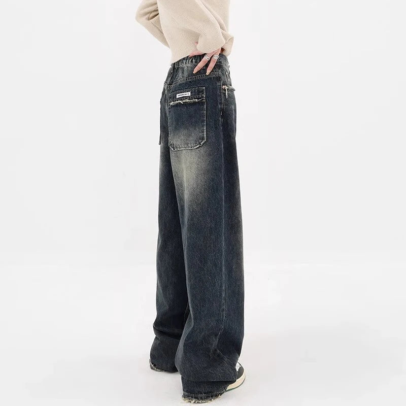 Harajuku Y2K Lose Jeans Damen Streetwear