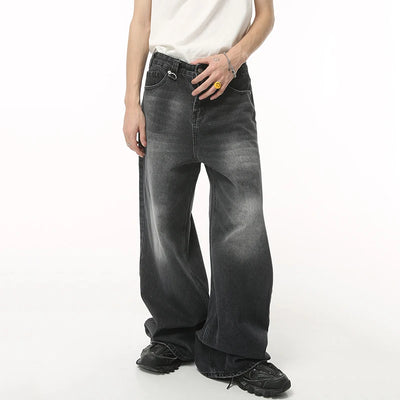 IEFB Vintage herren Baggy Denim Hosen Streetwear