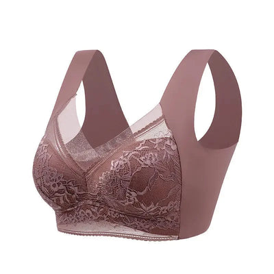Damen Großer Push-Up-BH aus nahtloser Eisseide