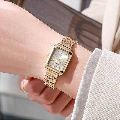 Luxus Damen Mode Quarzuhr Einfache
