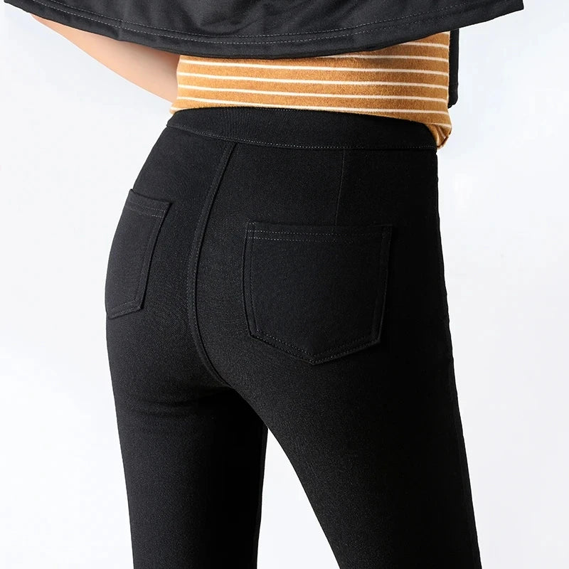 Damen Sommer Elastisch Casual Stretch Skinny